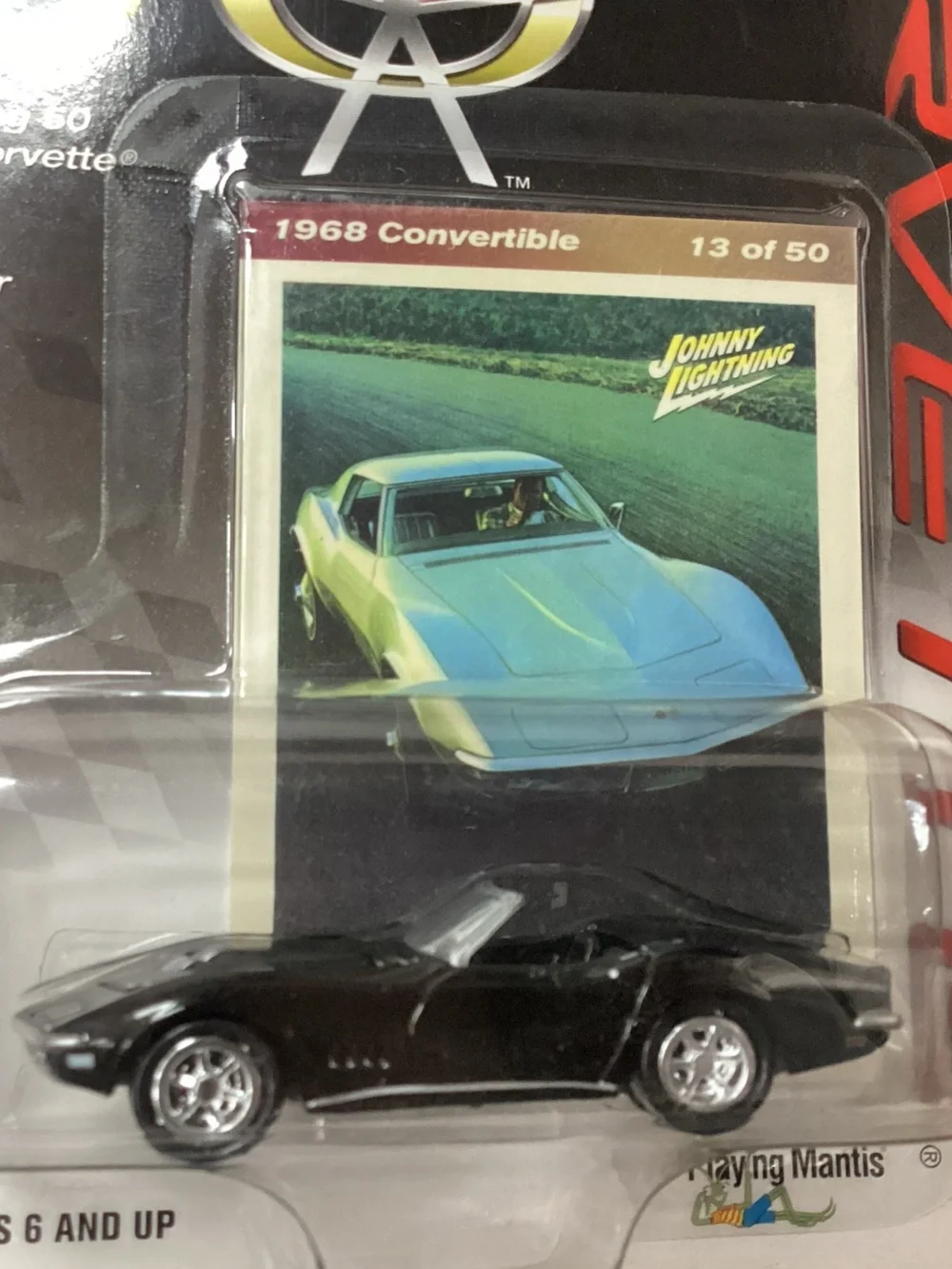 1968 Corvette Die-Cast Car - Black